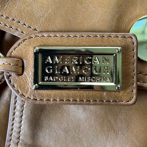 Badgley Mischka - camel leather purse - Picture 2 of 7